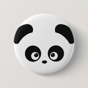 Macaron Rond 5 Cm Bouton Love Panda®