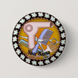 Macaron Rond 5 Cm Bouton Magie Salon de beauté