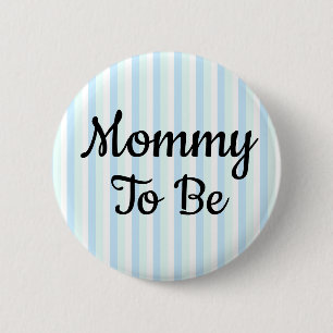 Macaron Rond 5 Cm Bouton Maman à être Baby shower