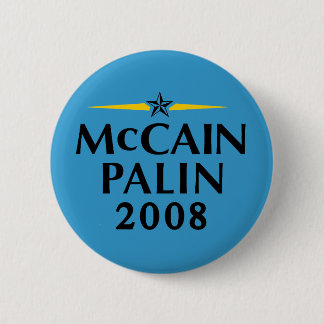 Macaron Rond 5 Cm Bouton McCain Palin 2008