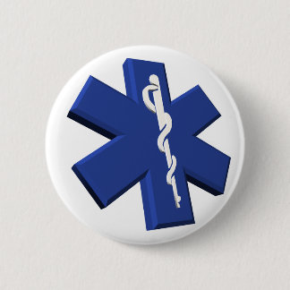 Macaron Rond 5 Cm Bouton Médicale de symbole