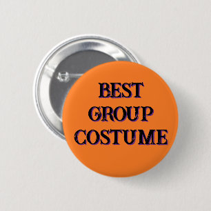 Macaron Rond 5 Cm Bouton "Meilleur costume de groupe"
