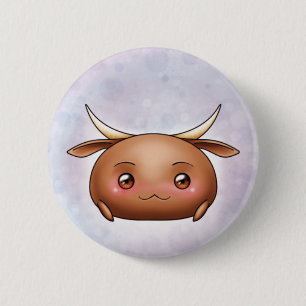 Macaron Rond 5 Cm Bouton mignon de goutte de boeuf
