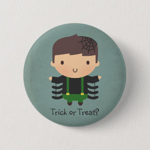 Macaron Rond 5 Cm Bouton mignon de Halloween de costume de garçon