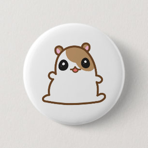 Macaron Rond 5 Cm Bouton mignon de hamster
