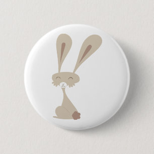 Macaron Rond 5 Cm Bouton mignon de lapin