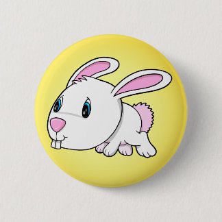Macaron Rond 5 Cm Bouton mignon de lapin de Pâques