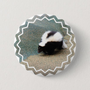 Macaron Rond 5 Cm Bouton mignon de mouffette