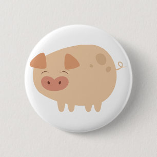 Macaron Rond 5 Cm Bouton mignon de porc