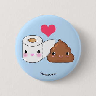 Macaron Rond 5 Cm Bouton mignon de toilette et de dunette BFF