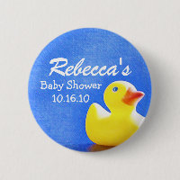 Bouton mignon en caoutchouc de baby shower