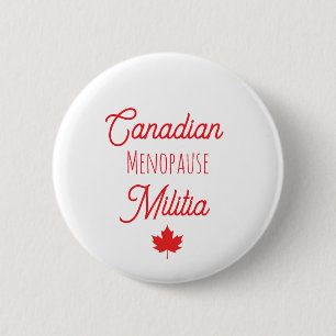 Macaron Rond 5 Cm Bouton Milice canadienne de ménopause