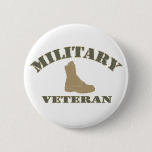 Macaron Rond 5 Cm Bouton militaire de vétéran
