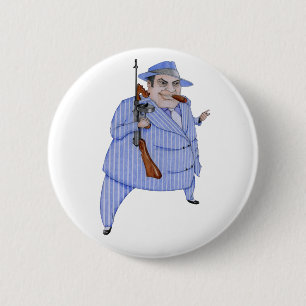 Macaron Rond 5 Cm Bouton Mob Boss