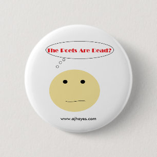 Macaron Rond 5 Cm Bouton mort w/Website de poètes