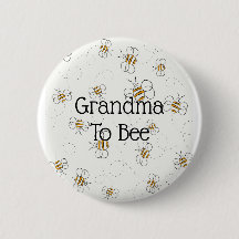 Bouton Motif d'abeille mignonne à être Baby shower