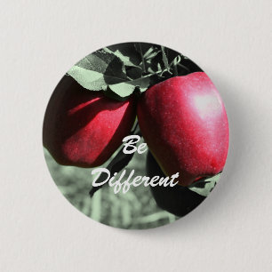 Macaron Rond 5 Cm Bouton Motivationnel Différent Pour Les Pommes Rou