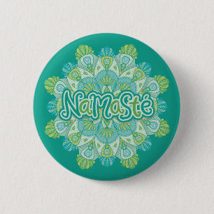Macaron Rond 5 Cm Bouton Namasté
