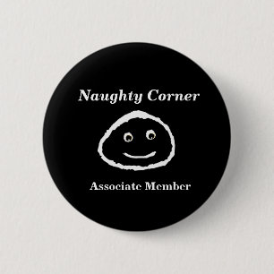 Macaron Rond 5 Cm Bouton Naughty Corner - Membre associé