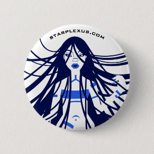 Macaron Rond 5 Cm bouton négatif