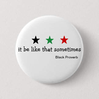 Macaron Rond 5 Cm Bouton noir de proverbe