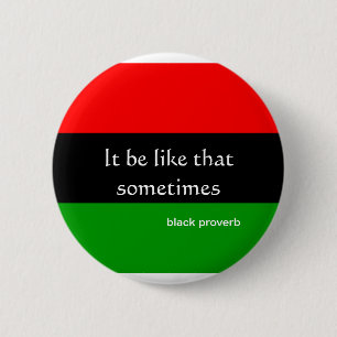 Macaron Rond 5 Cm Bouton noir de proverbe