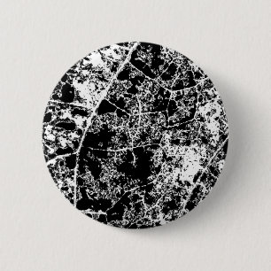 Macaron Rond 5 Cm Bouton Noir et Blanc