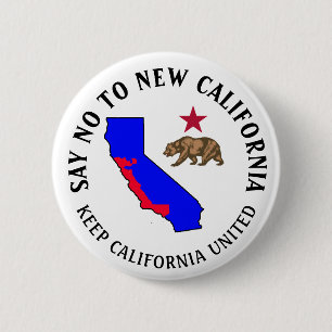 Macaron Rond 5 Cm Bouton Non Au Nouveau Support De Californie