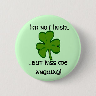Macaron Rond 5 Cm Bouton non irlandais