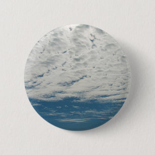 Macaron Rond 5 Cm Bouton Nuages