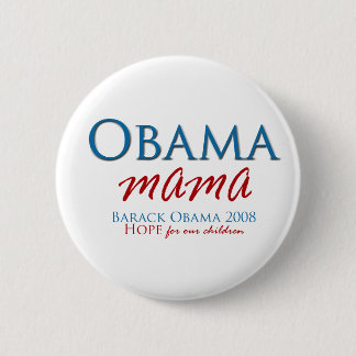 Macaron Rond 5 Cm Bouton Obama Mama