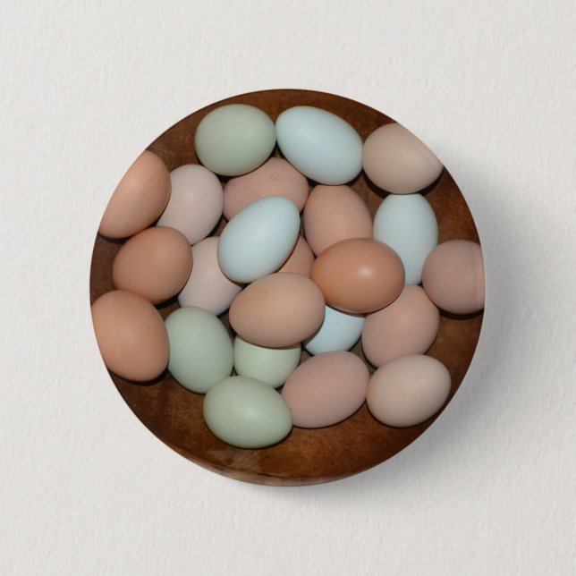 Macaron Rond 5 Cm Bouton Oeuf (Devant)