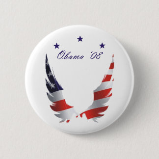 Macaron Rond 5 Cm Bouton officiel #1 d'Obama