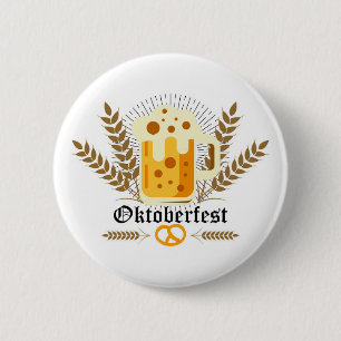 Macaron Rond 5 Cm Bouton Oktoberfest