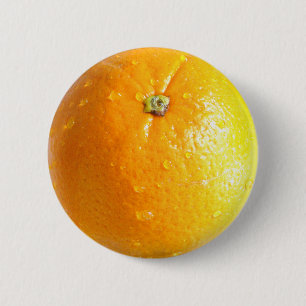 Macaron Rond 5 Cm Bouton orange 02