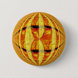 Macaron Rond 5 Cm Bouton Orb Gold arrondi