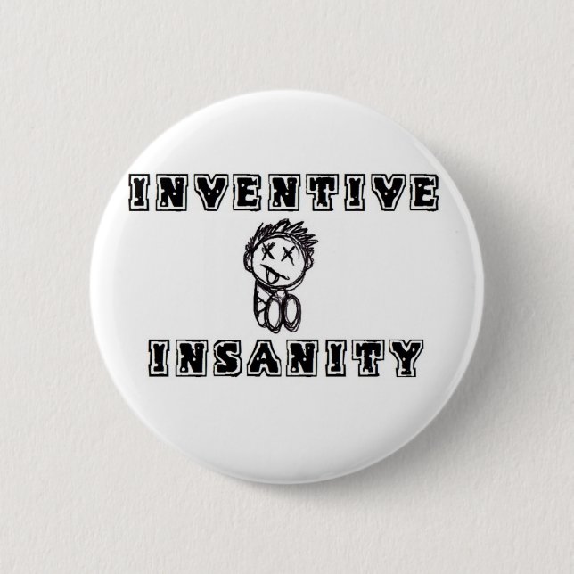 Macaron Rond 5 Cm Bouton original de logo (Devant)