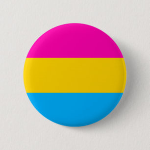 Macaron Rond 5 Cm Bouton Pansexual de drapeau de fierté