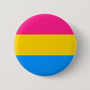 Macaron Rond 5 Cm Bouton Pansexual de fierté