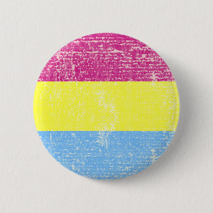 Macaron Rond 5 Cm Bouton Pansexuel