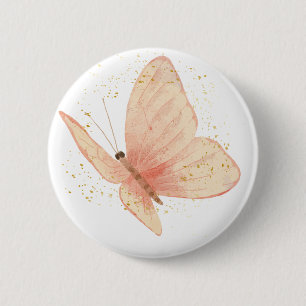 Macaron Rond 5 Cm Bouton Papillon