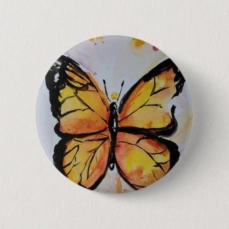 Macaron Rond 5 Cm Bouton papillon Monarque