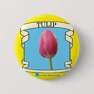 Macaron Rond 5 Cm Bouton Paquet de graines de tulipe