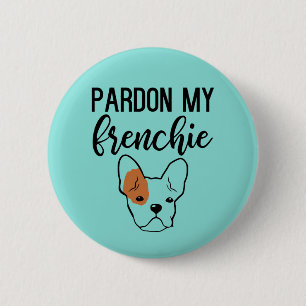 Macaron Rond 5 Cm Bouton Pardon Mon Frenchie