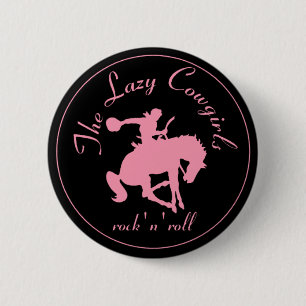 Macaron Rond 5 Cm Bouton paresseux de cow-girls
