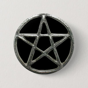 Macaron Rond 5 Cm Bouton Pentacle