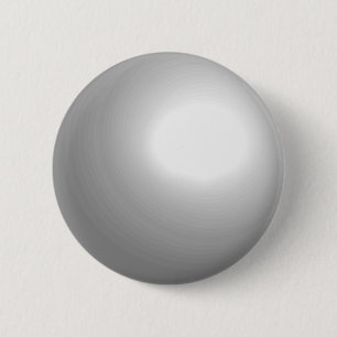Macaron Rond 5 Cm Bouton personnalisable Bal de piscine blanche
