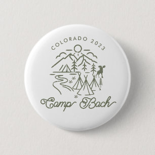 Macaron Rond 5 Cm Bouton personnalisé Bachelorette du camp