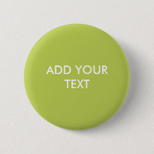 Macaron Rond 5 Cm Bouton personnalisé chartreuse doux tendance