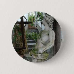Macaron Rond 5 Cm Bouton personnalisé Italie romantique